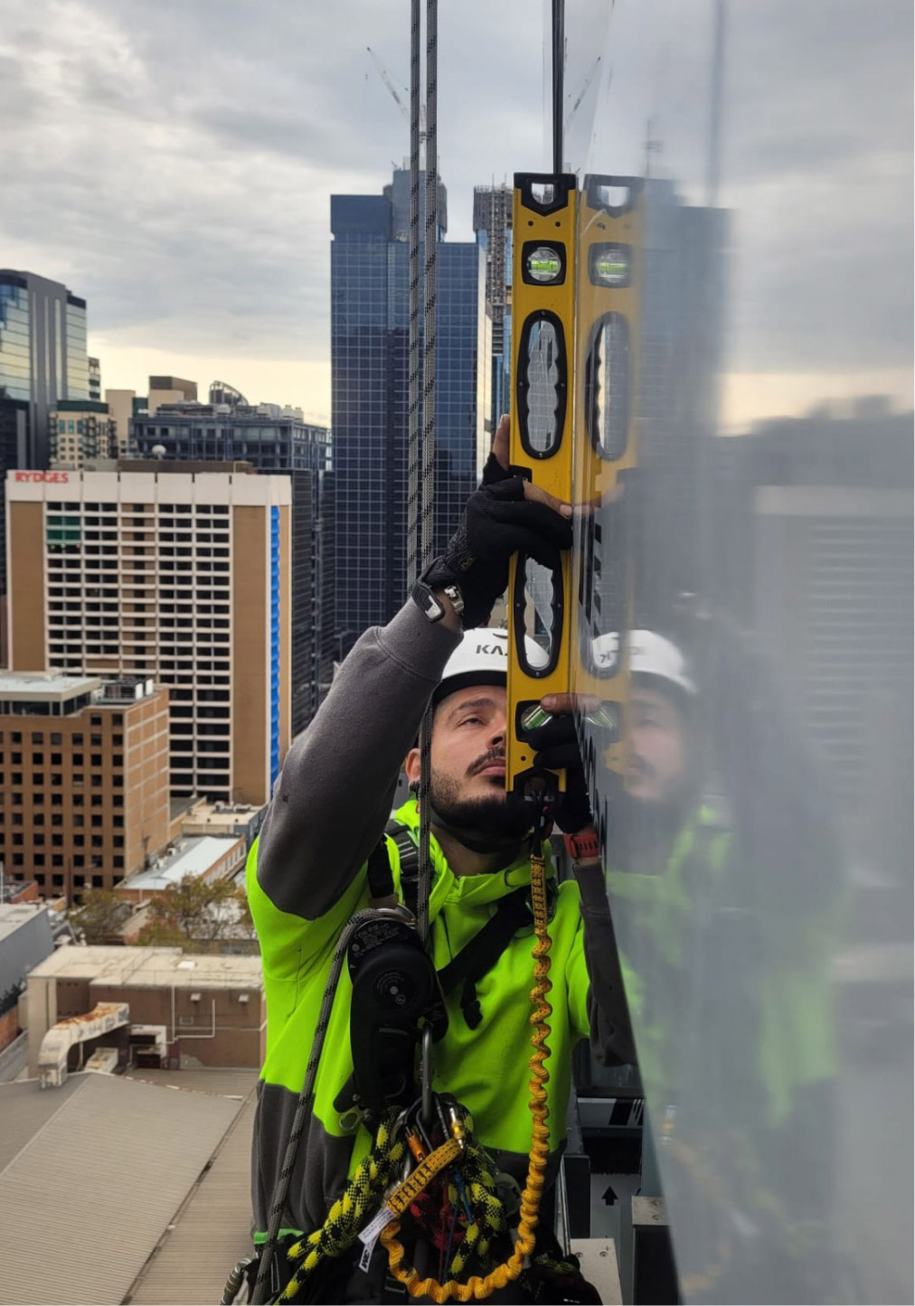 Rope Access Highrise Building Maintenance