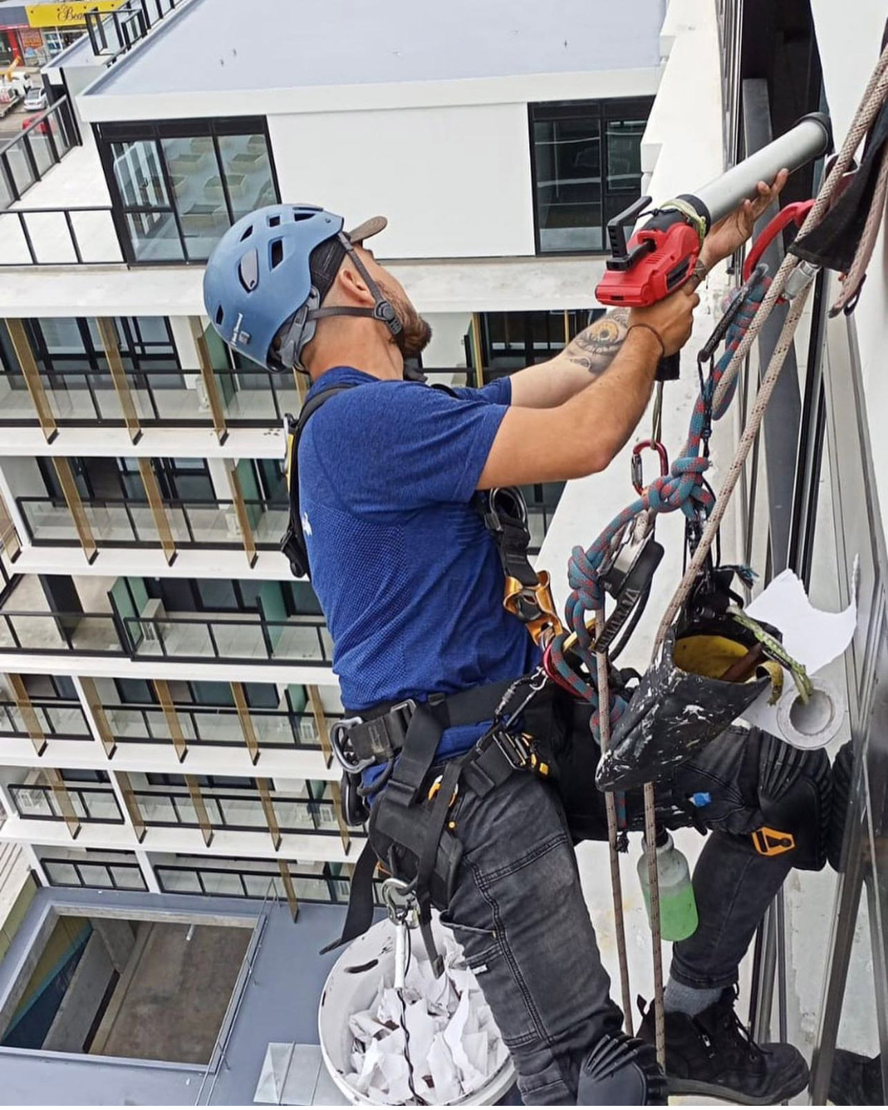 Industrial Rope Access - Caulking