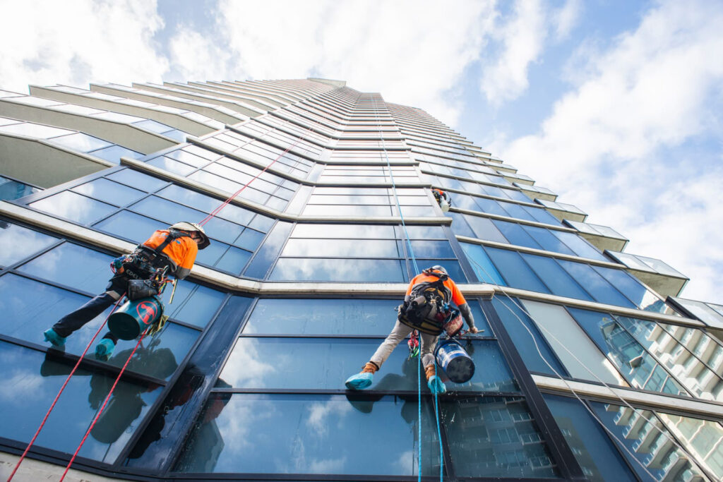 Rope Access Window Cleaning | Skyscraper Window Cleaning