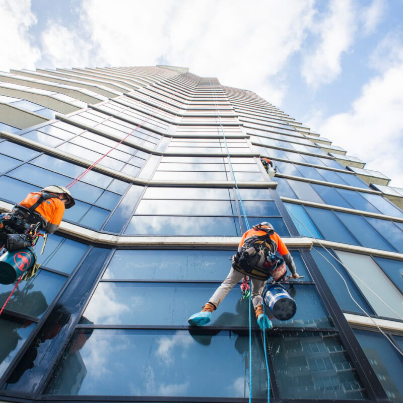 Rope Access Window Cleaning | Skyscraper Window Cleaning
