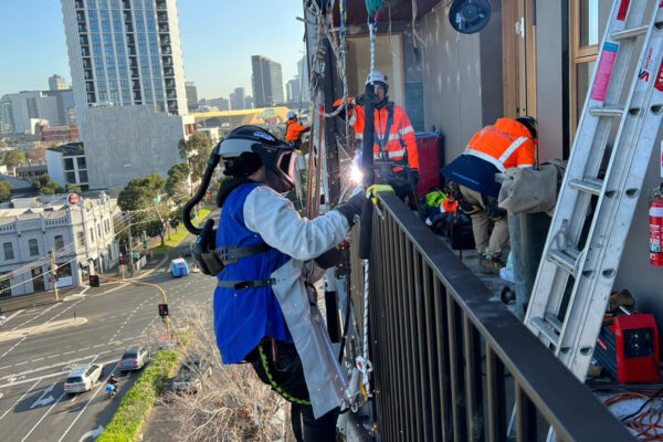 Industrial Rope Access Services - Welding