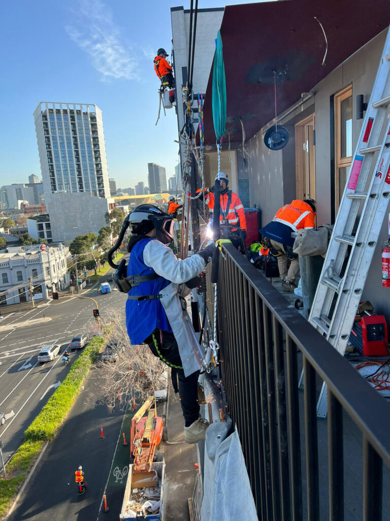 Industrial Rope Access Services - Welding