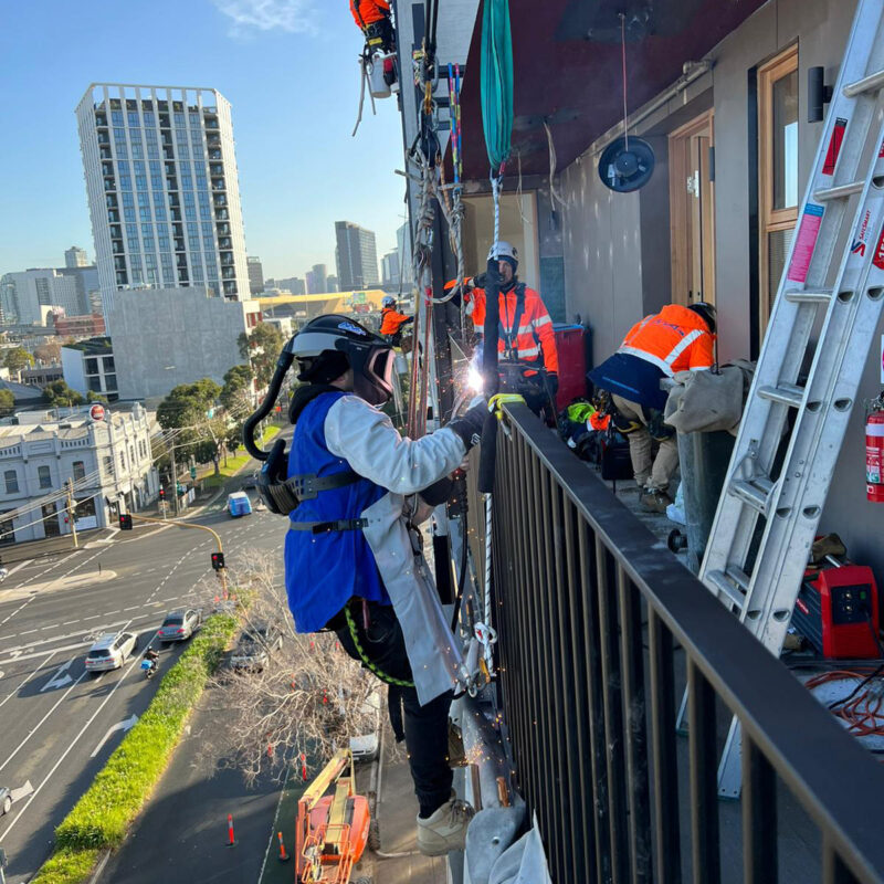 Industrial Rope Access Services - Welding